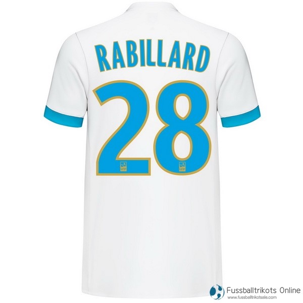 Marseille Trikot Heim Rabillard 2017-18 Fussballtrikots Günstig
